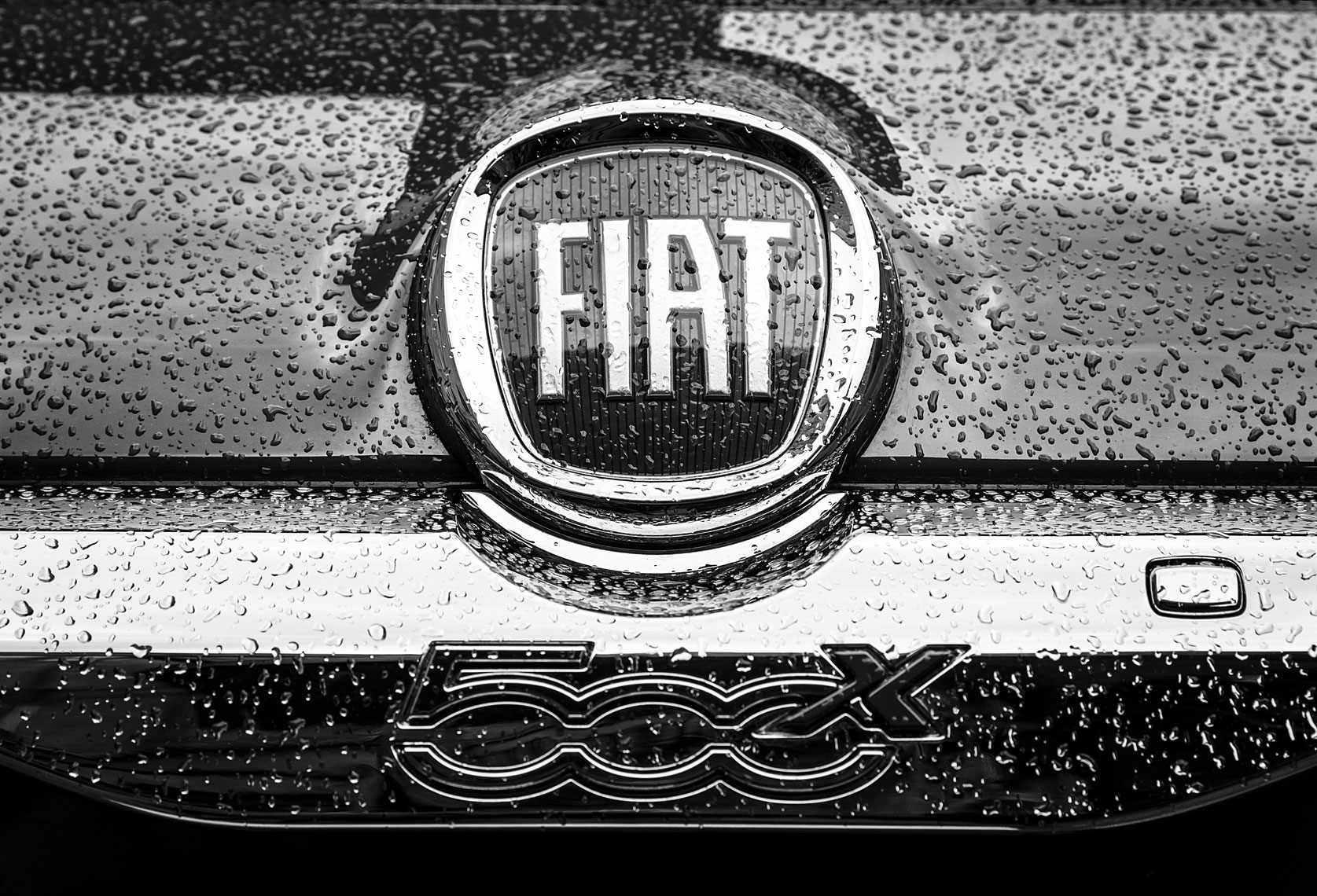 Christopher Nelson Photography|Fiat 500x|Seattle|Logo|B&W