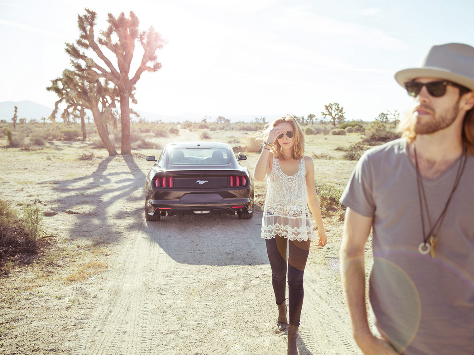 Christopher Nelson Photography|Ford Black Mustang|Desert